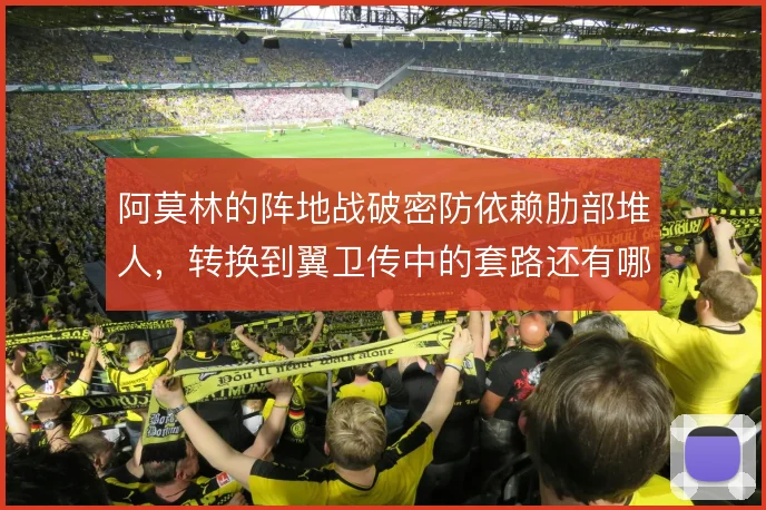 阿莫林的阵地战破密防依赖肋部堆人，转换到翼卫传中的套路还有哪些